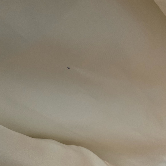 Meshki Chrisley Ivory Cream Satin Maxi Slip Dress XXXL Split Hem - Picture 14 of 16